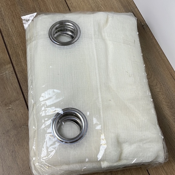 Miulee Sheer Ivory Curtain Panels 52”x108” - Picture 6 of 7